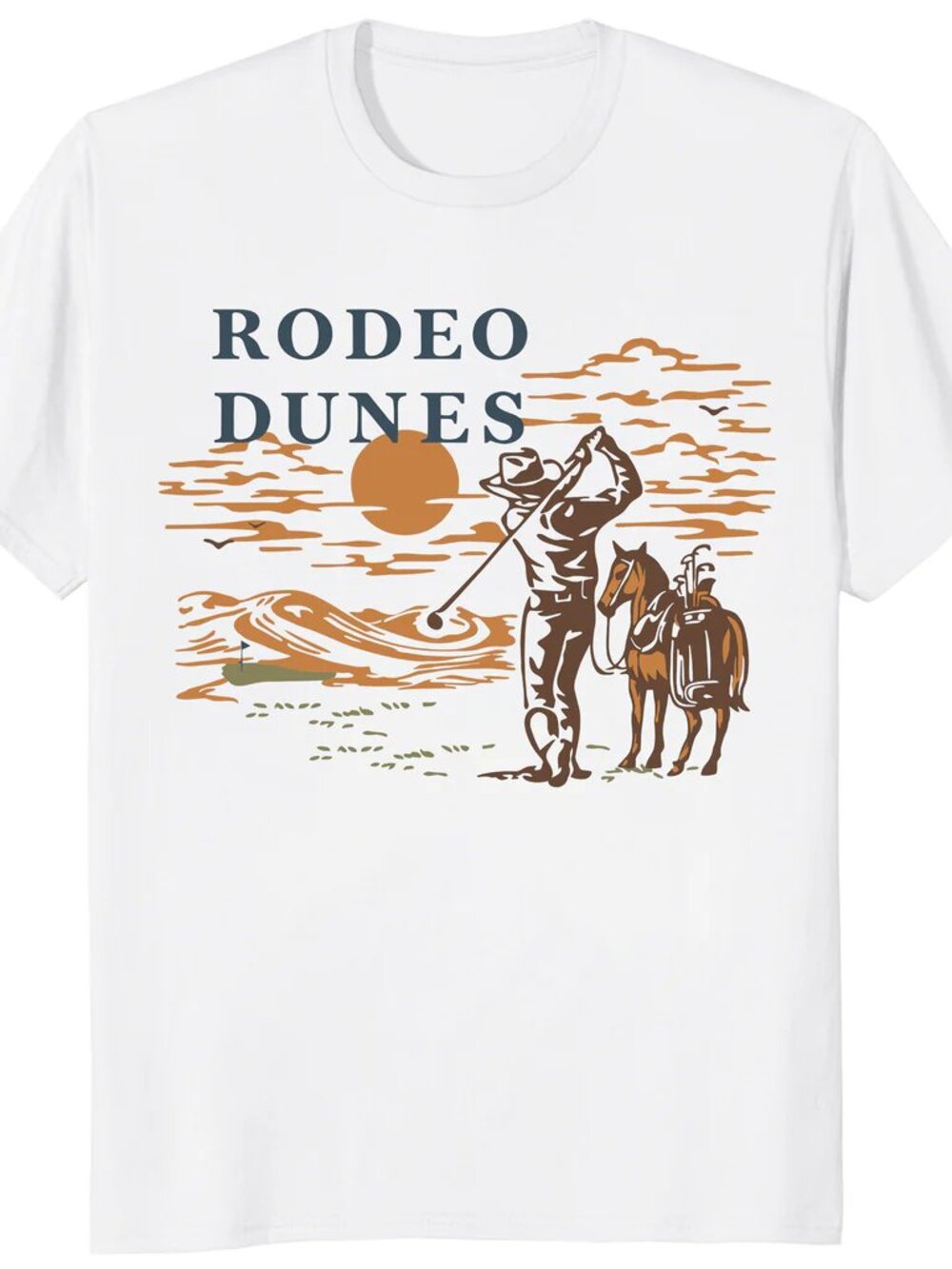 Rodeo Dunes Golf Shirt Colorado Links Graphic Tee